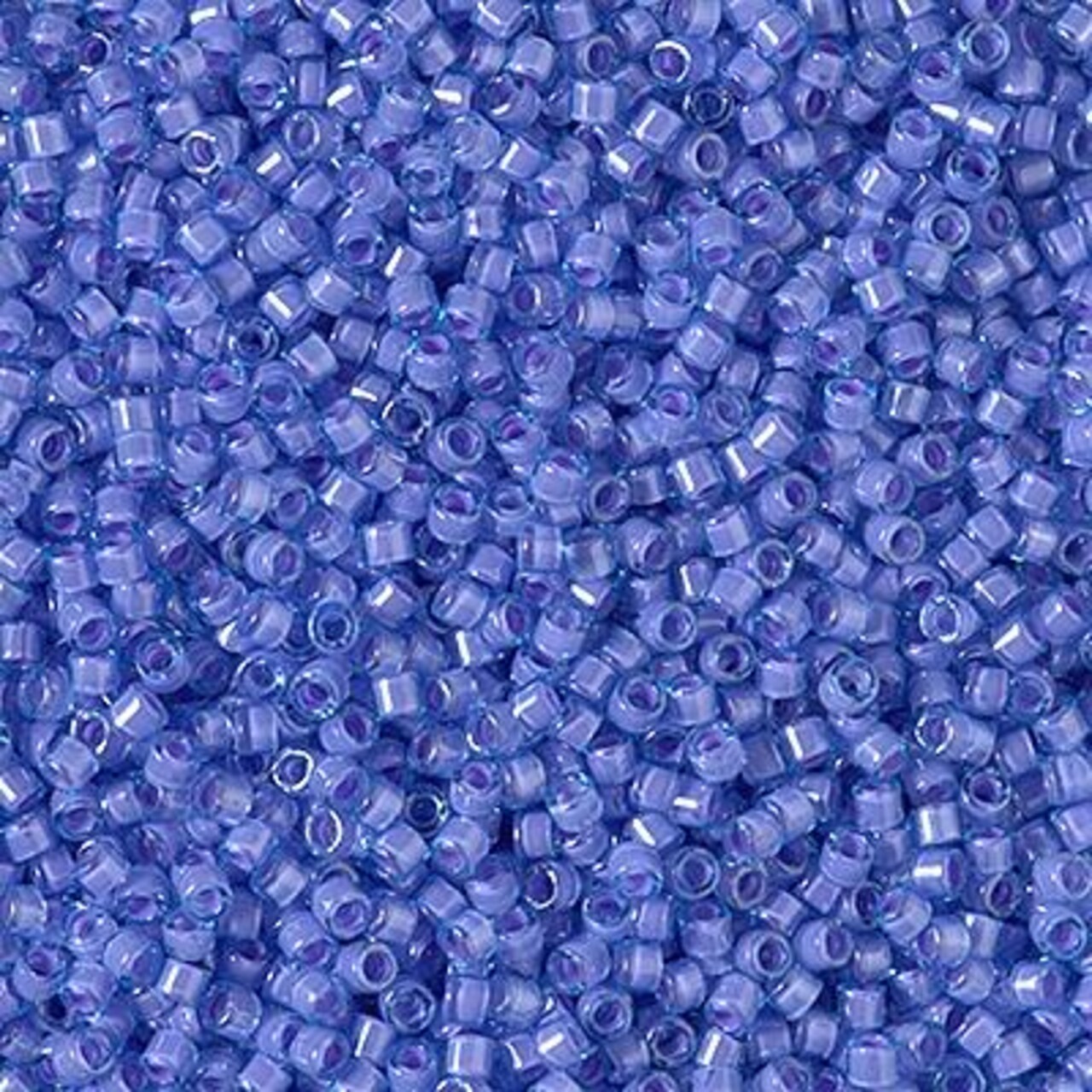 Miyuki Delica Bead 11/0, DB2388, Inside Dyed Lavender, 5 grams